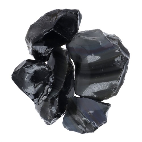Rainbow obsidian rough rocks - rough,
