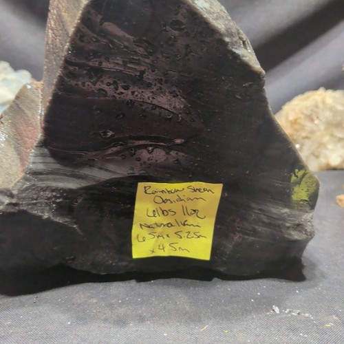 Rainbow obsidian specimen - rainbow,
